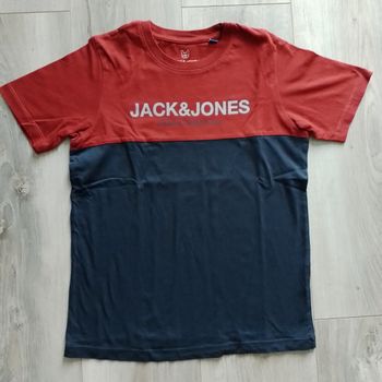 Tee-shirt marine et bordeaux