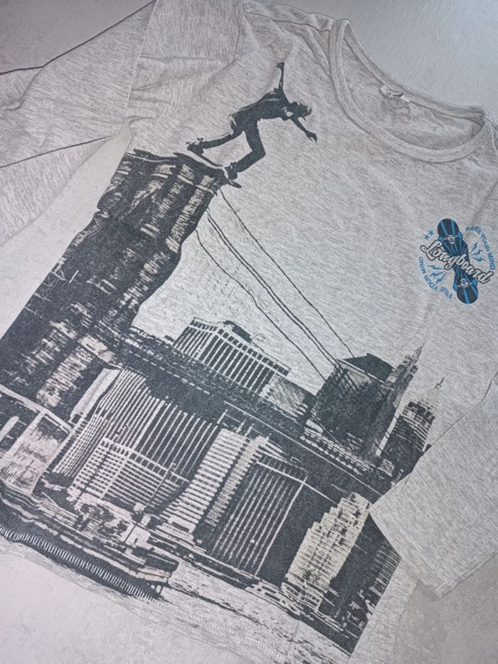 Tee shirt manches longues 7/8 ans - photo numéro 4