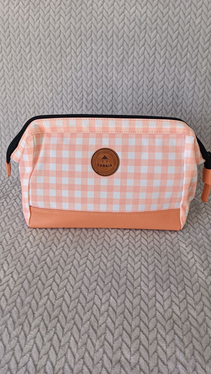 Trousse de toilette Cabaia vichy Rose