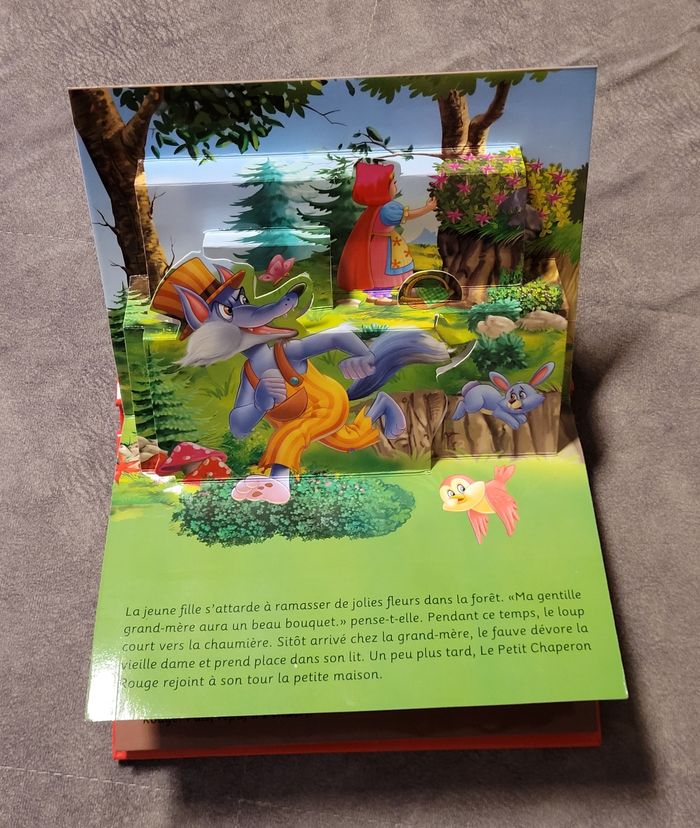 Le petit chaperon rouge pop up Charles Perrault - photo numéro 3