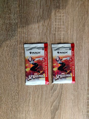 Lot de 2 Booster collector magic spiderman scellé
