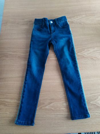 Jean slim fille bleu taille 6 ans IKKS