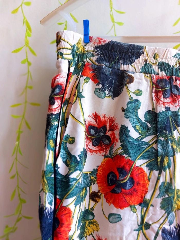 Sarouel H&M – 38 – Blanc Imprimé Floral – État : Excellent - photo numéro 2