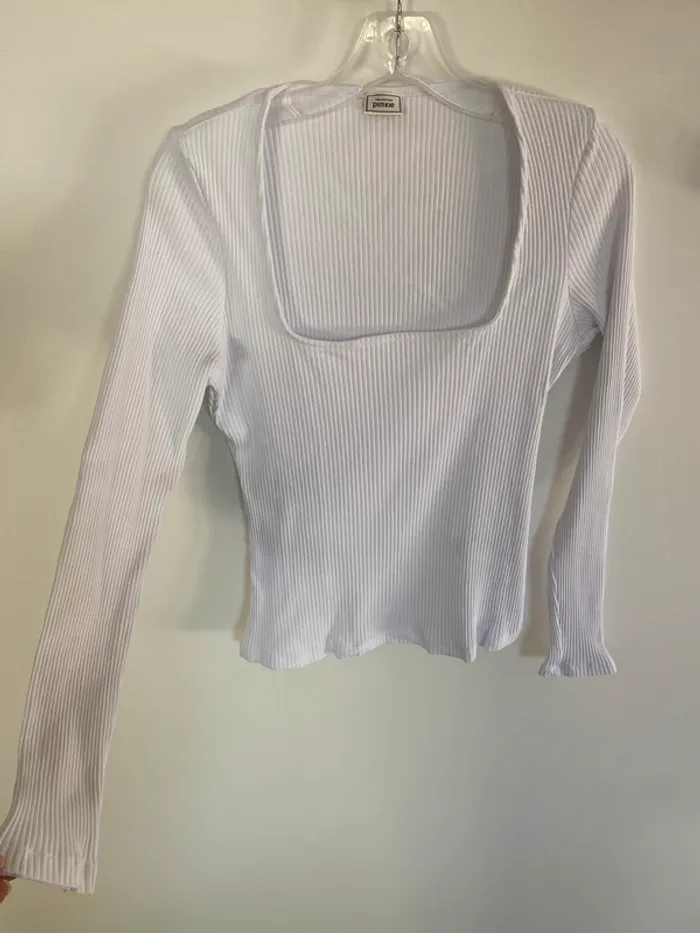 Top manches longues pimkie col carré