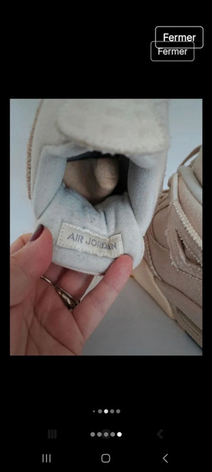 Wimns Air Jordan 4 rétro 37,5 - photo numéro 5