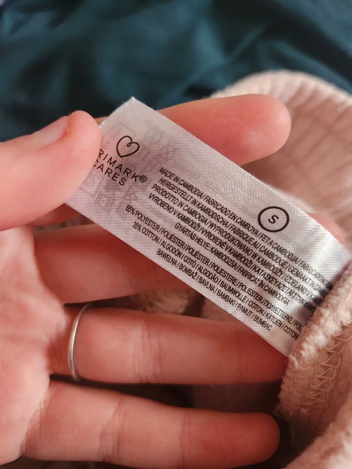 Jogging survêtement rose beige Primark taille S fourré - photo numéro 9