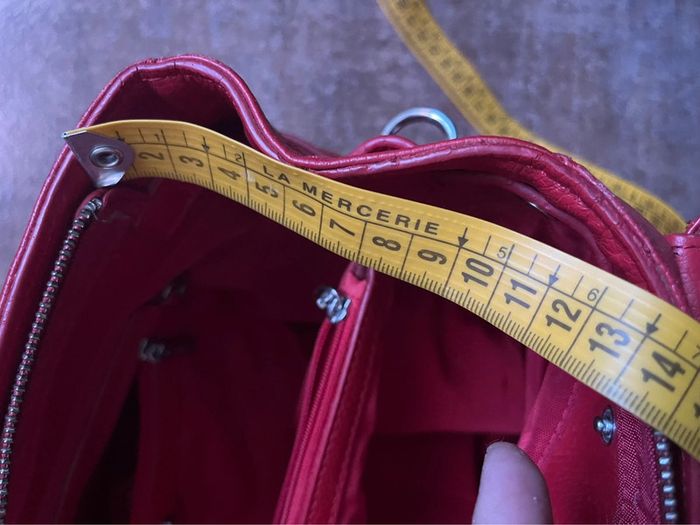 Sac Arthur et Aston en cuir rouge - photo numéro 11