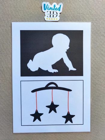 Images contrastées pour bébés