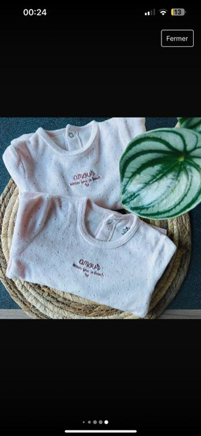Lot pyjama dort bien bébé fille - photo numéro 8