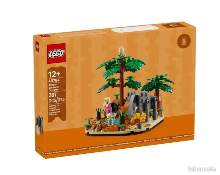 Neuf - Lego Edition Limitée - 40784 - Diorama de la Savane Africaine