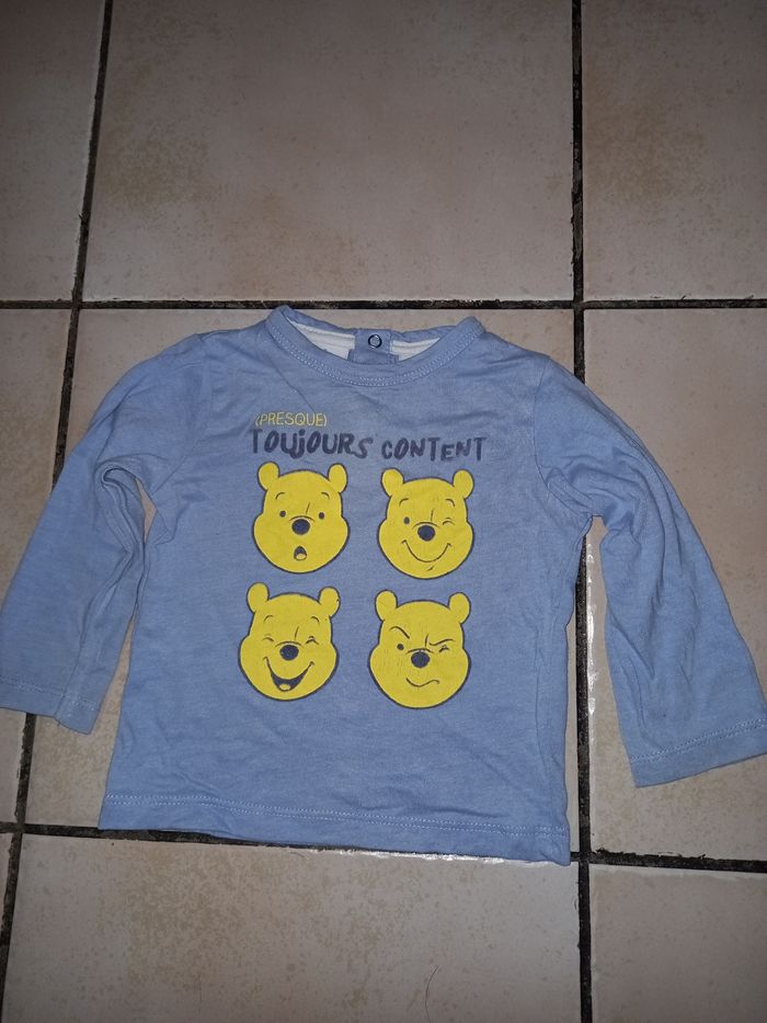 Teeshirt longue manche winnie l ourson