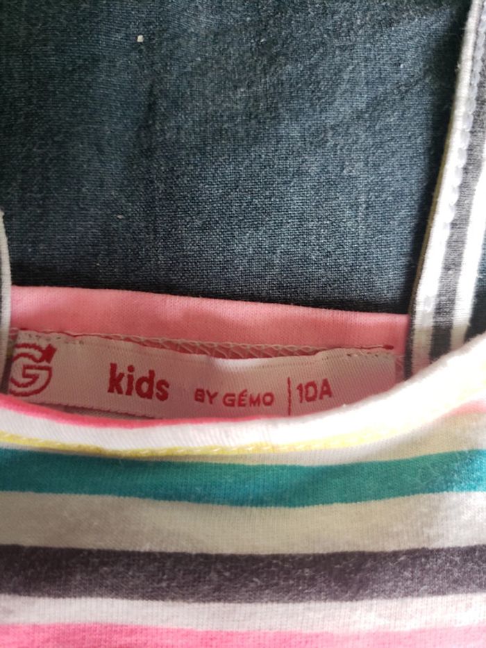 Top a rayures gemo 10 ans - photo numéro 3