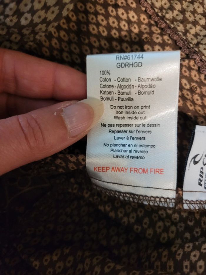 Robe Rip Curl marron et beige - photo numéro 6