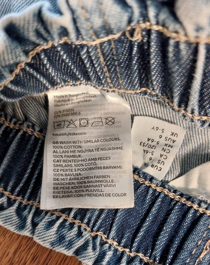 Jean Relaxed Elastic H&M - 6 ans - photo numéro 6