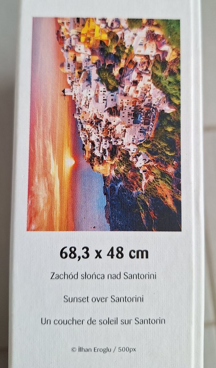 Puzzle un coucher de soleil sur santorin - photo numéro 2