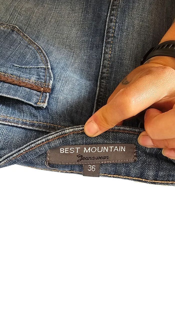 tops court et jupe ''Best Mountain et stradivarius'' bleu taille 36 - photo numéro 5