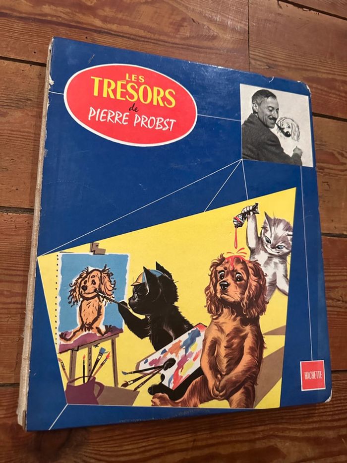 Les Trésors de Pierre Probst Caroline Hachette livre bd album recueil complet état satisfaisant