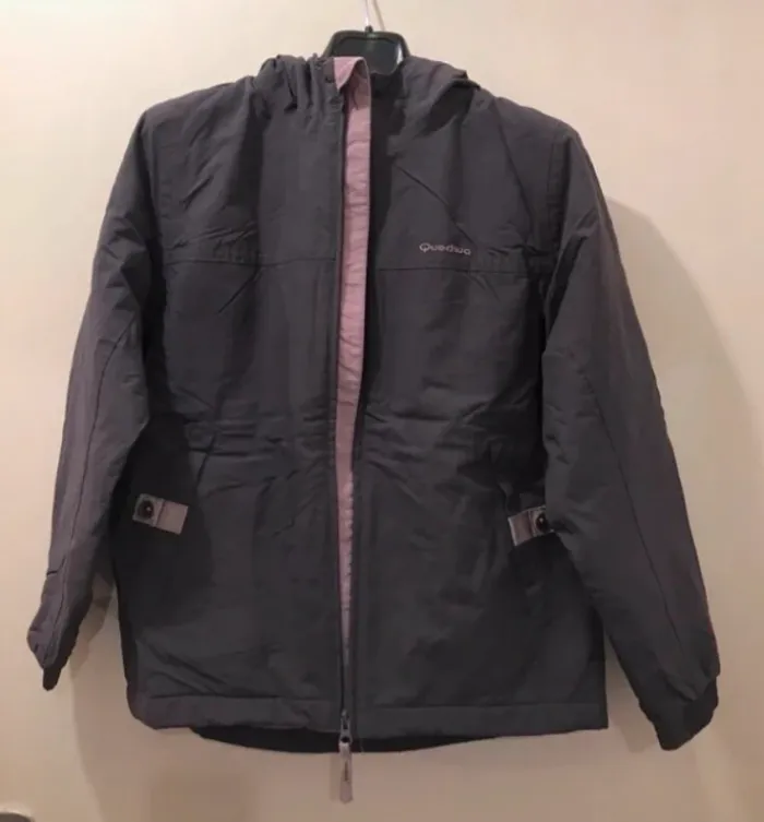 Veste fille quechua manches longues à capuche taille 12ans - photo numéro 2