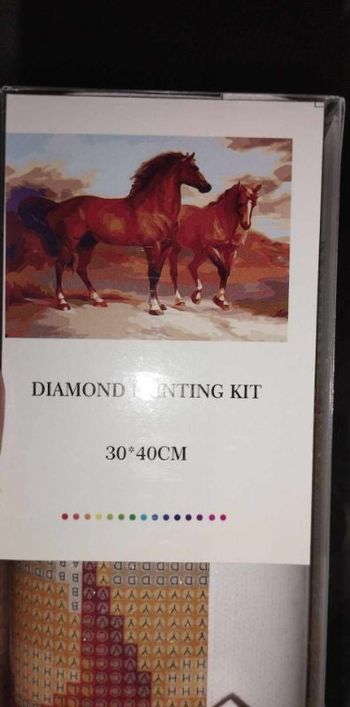 Diamond painting cheval