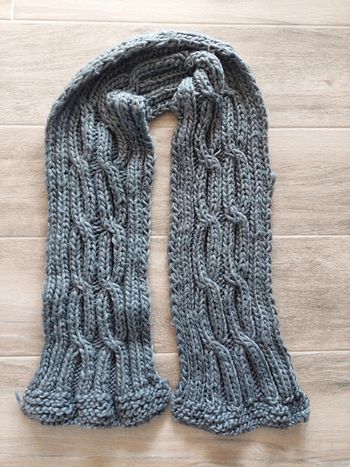 Écharpe grosses mailles