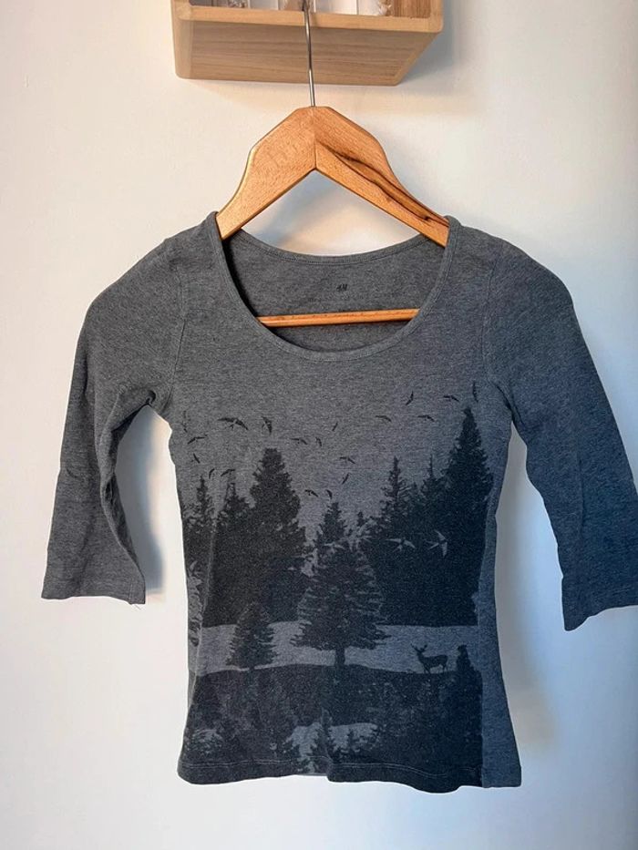 Haut manches 3/4 H&M - photo numéro 2