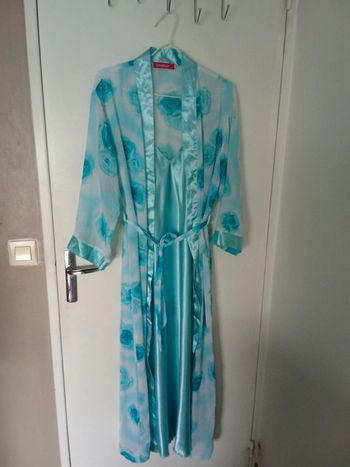 Robe nuit avec kimono