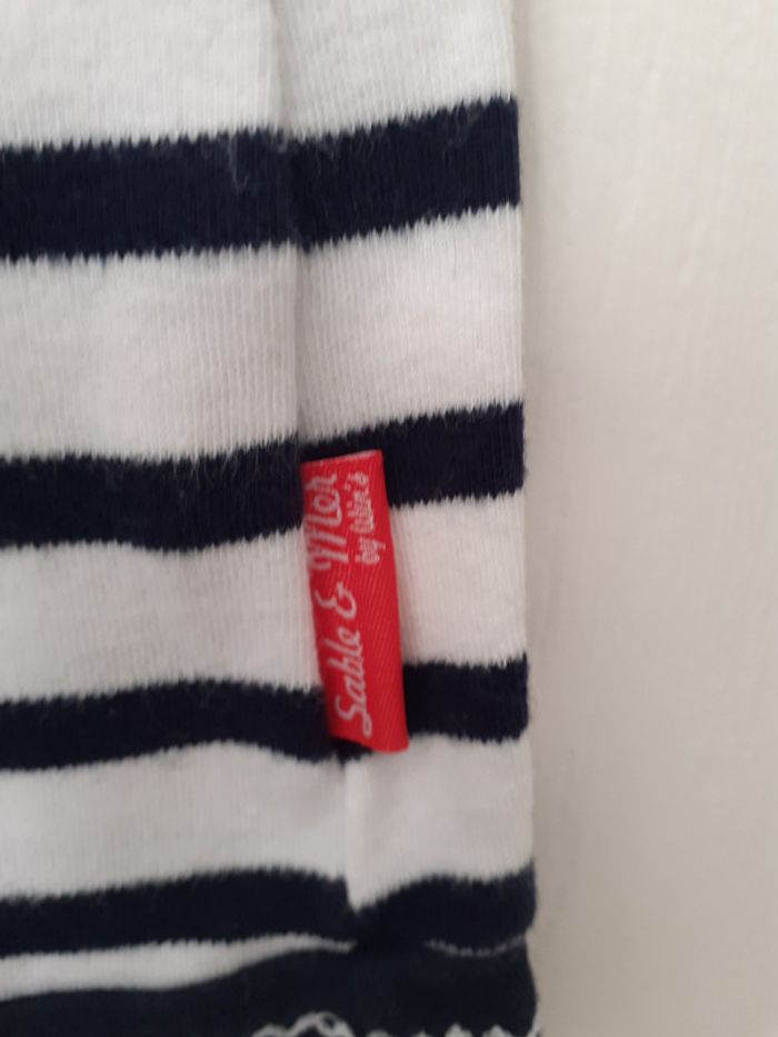 robe marinière "sable & mer" en coton - photo numéro 3