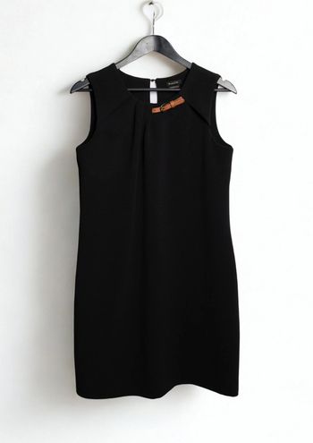 Robe noire élégante • Elegant black dress Massimo Dutti Size 38
