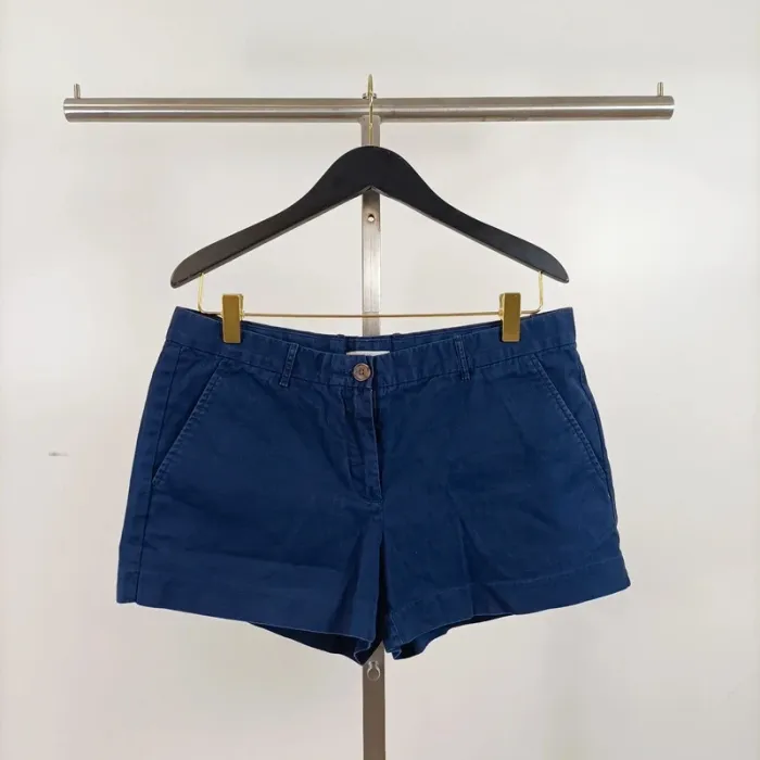 Short bleu marine Gap en coton – taille 38, coupe droite classique avec poches plaquées A1063