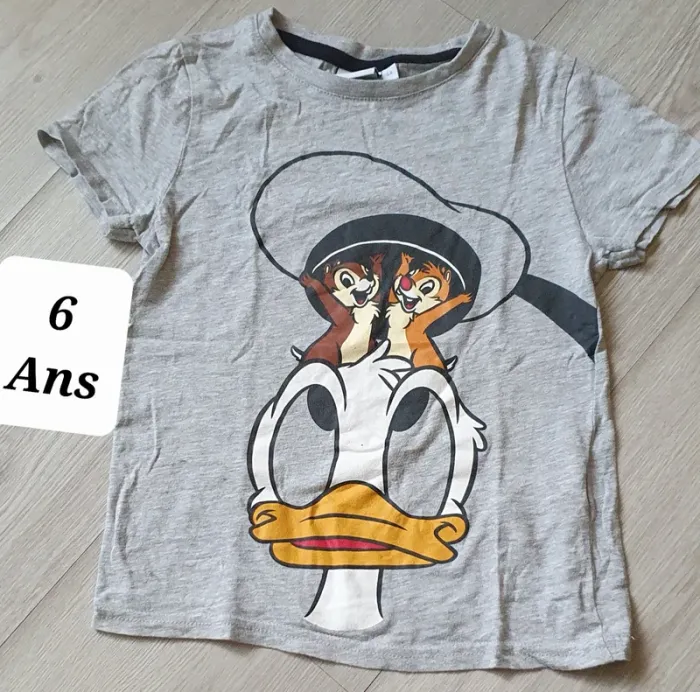 Maillot t-shirt manches courtes 6ans garçon - photo numéro 2