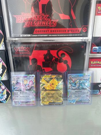 Lot de 3 cartes Pokémon
