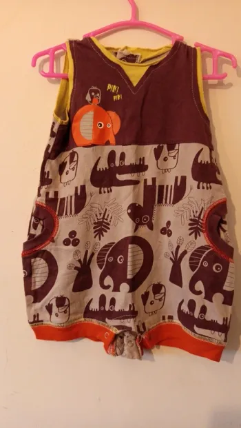 Barboteuse petit béguin 6 mois