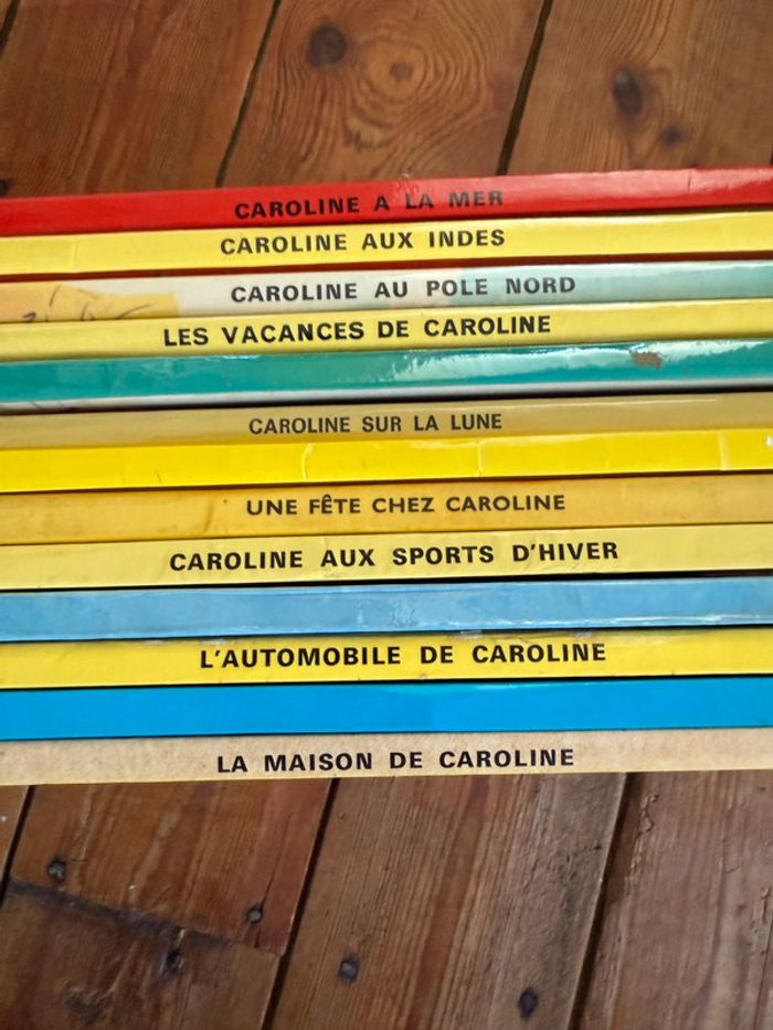 Lot de 13 livres Caroline anciens TBE - Grands albums Hachette Pierre Probst couleurs - photo numéro 7