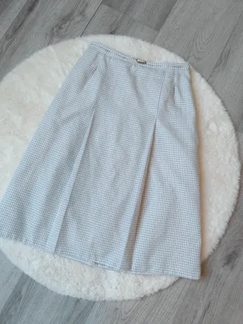 Jupe midi à carreaux élégante taille 38/40