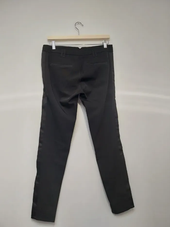 Pantalon tailleur noir Stradivarius 38 - photo numéro 2