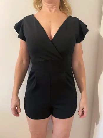 Combinaison short noire