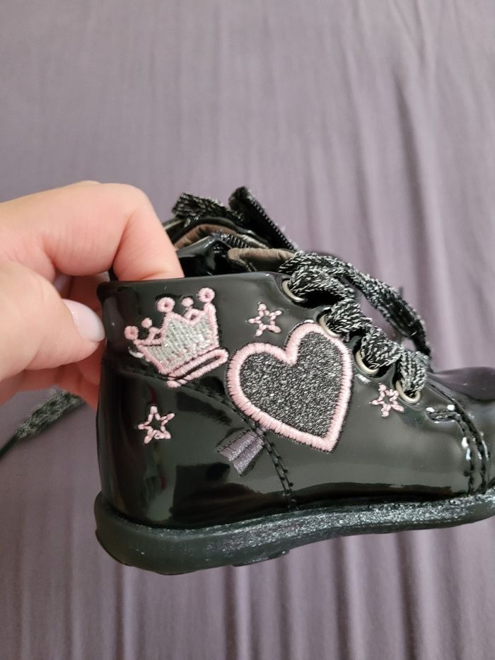 Botillons vernis à lacets - photo numéro 4