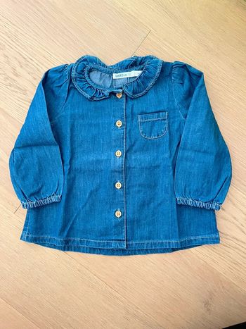 Blouse jean boutchou 9 mois