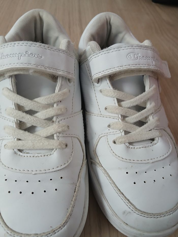 Baskets blanches Champion 34  garçon - photo numéro 2