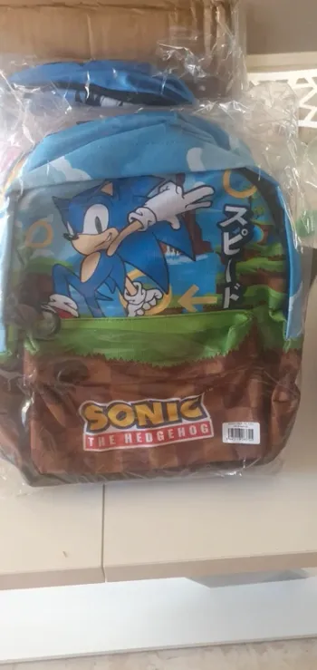 Sac à dos Sonic encore emballé