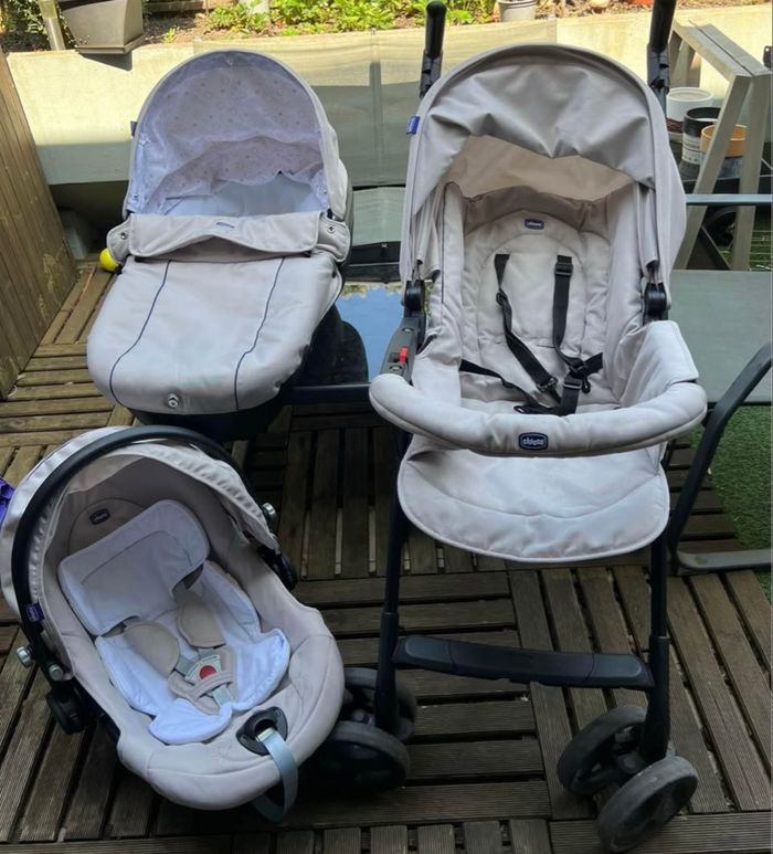 Poussette Chicco trio sprint beige
