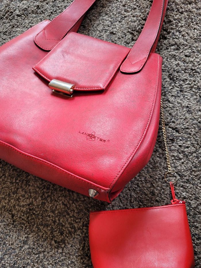 Lancaster sac à main + porte monnaie