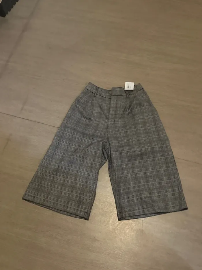 Bermuda à carreaux femme taille S Anna - photo numéro 3