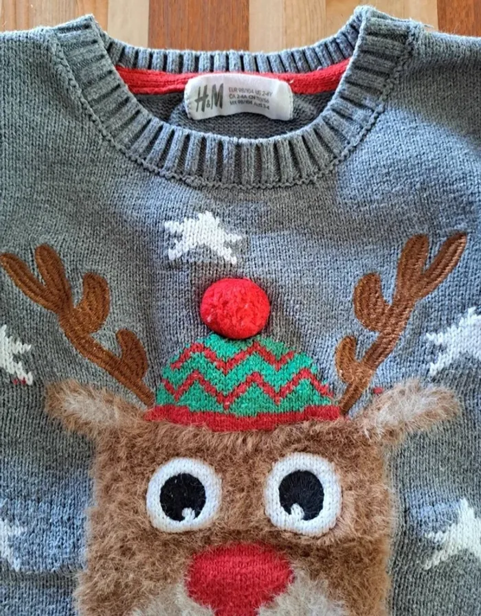 Pull Noël 2-4 ans - photo numéro 3