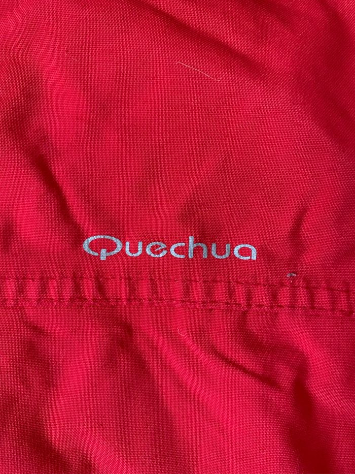 Blouson coupe vent rouge Quechua 10 ans - photo numéro 2