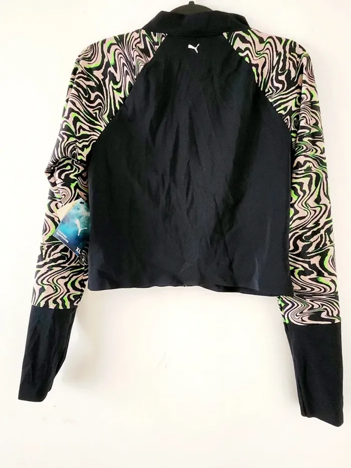 Veste sport PUMA Cropped Rashguard - Taille XL - Neuf avec étiquette - photo numéro 2