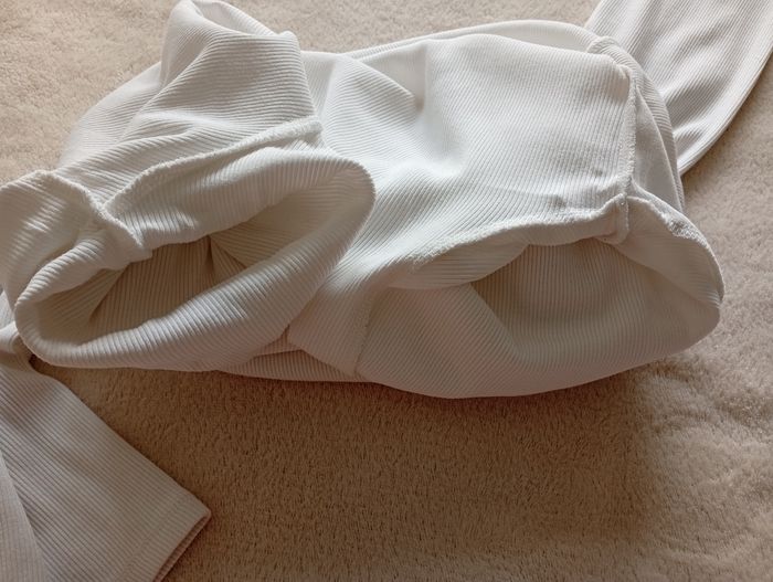 T-shirt côtelé manches longues 3840 - photo numéro 6