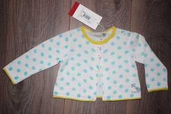 gilet Catimini blanc taille 6 mois