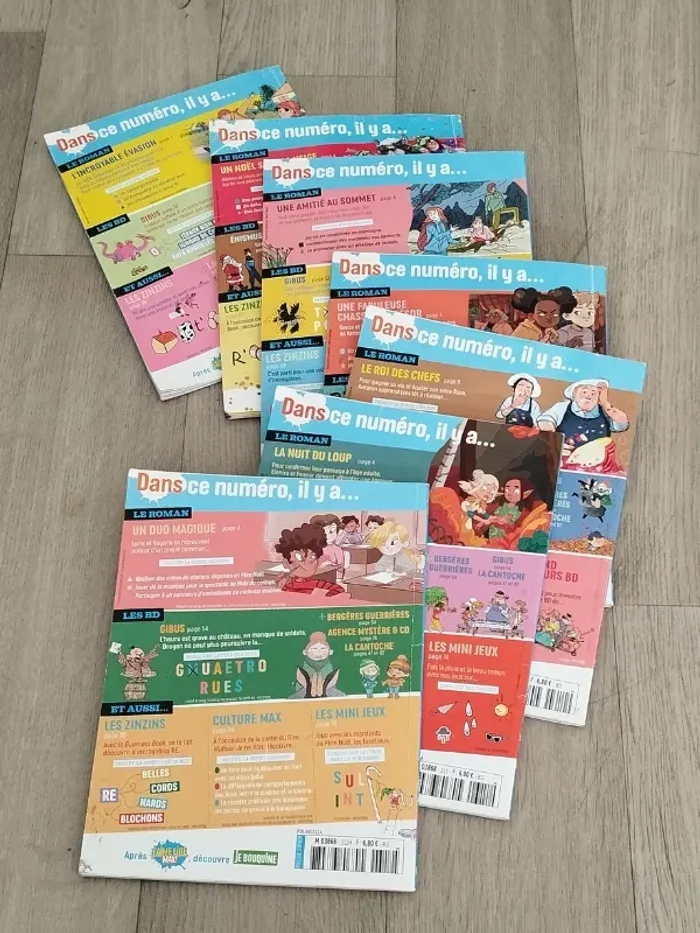 Lot de 7 magazines J’aime Lire Max année 2023-24 L070 - photo numéro 4