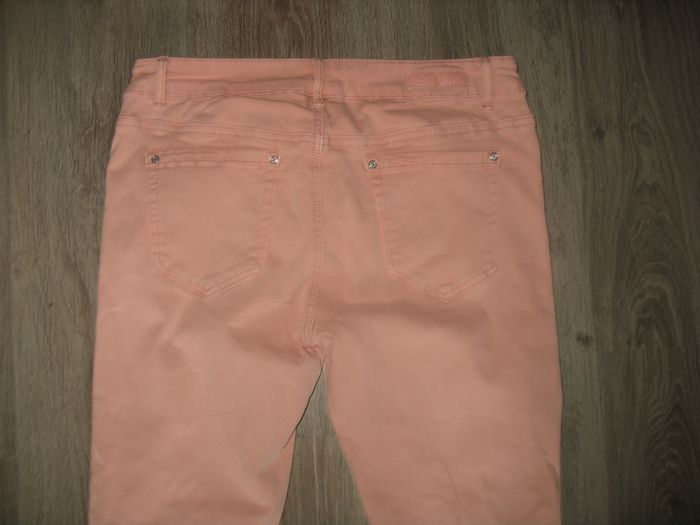 PANTALON SLIM VIEUX ROSE "COVED" - TAILLE 44 - n°02 - photo numéro 4